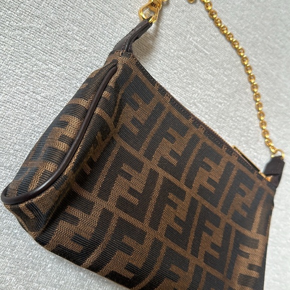 Fendi Monogram Canvas Wristlet Pochette - Picture 3 of 16